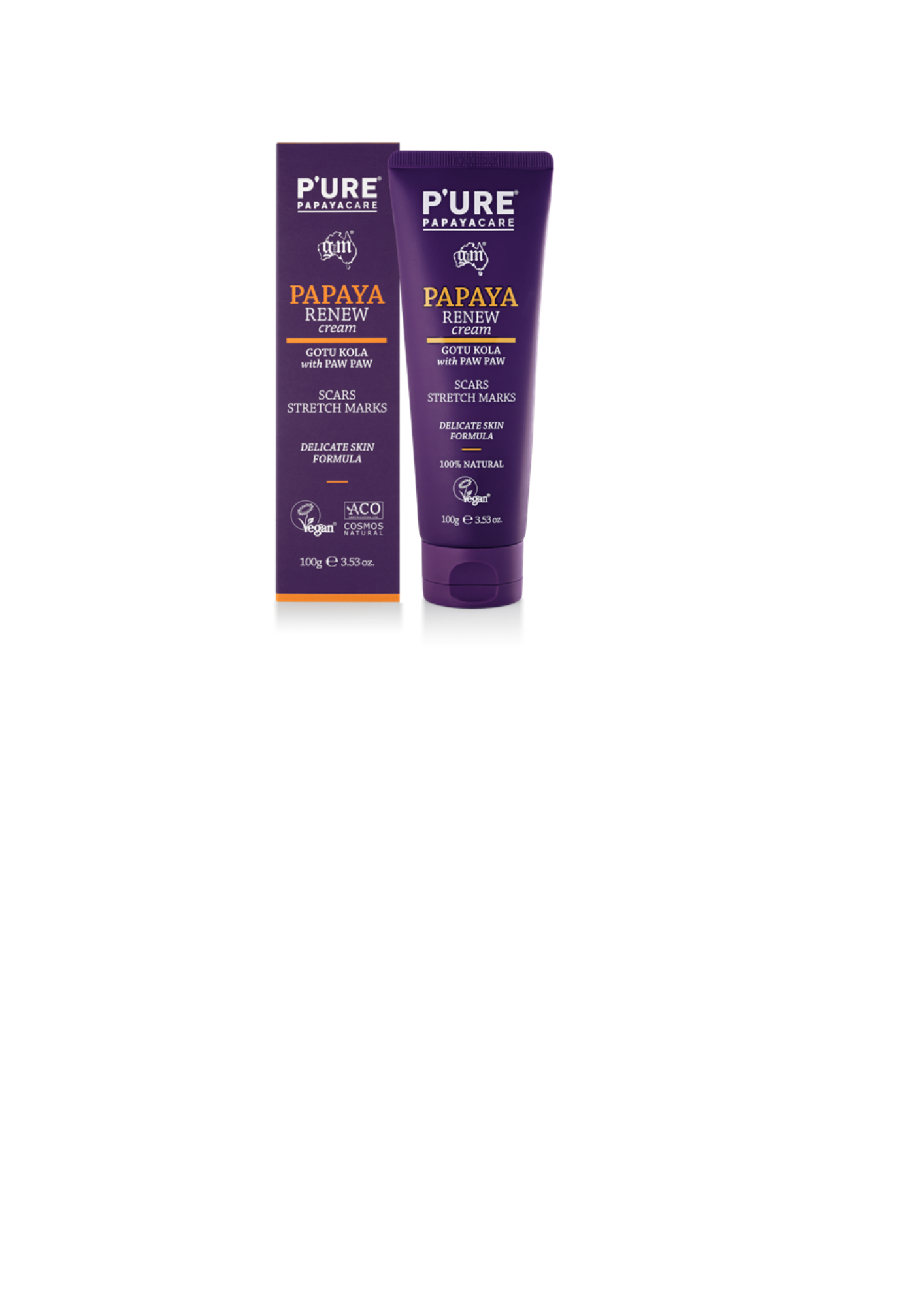 P'ure Papayacare 木瓜修護精華霜 100ml