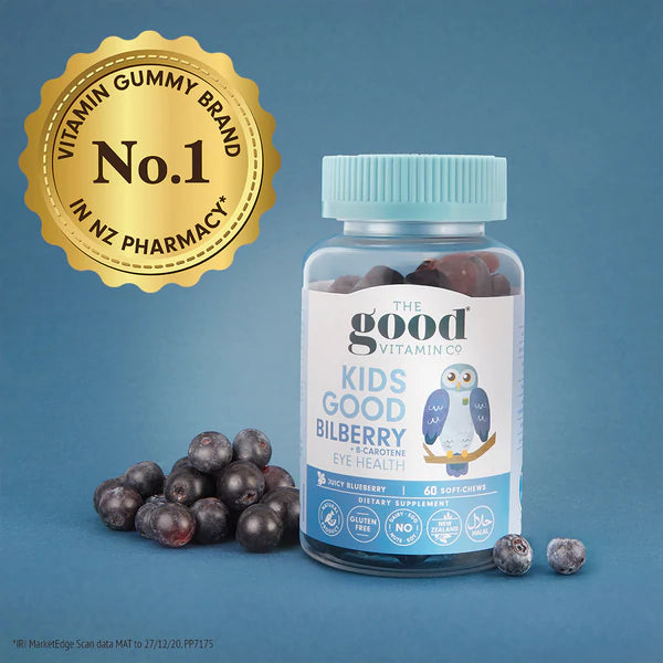 The Good Vitamin Co. 兒童越橘+葉黃素軟糖 (眼部健康) (90粒)