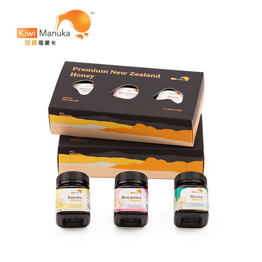 Kiwi Manuka 蜂蜜禮盒 (100g x 3)