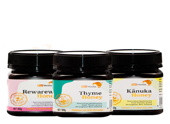 Kiwi Manuka 蜂蜜禮盒 (100g x 3)