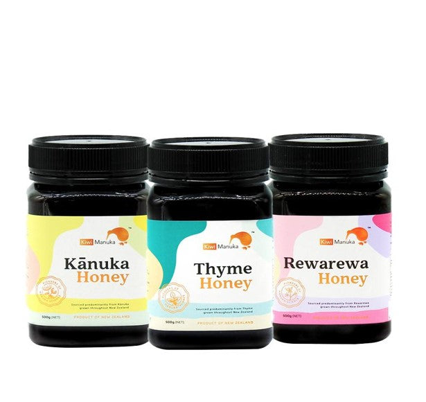 Kiwi Manuka 蜂蜜禮盒 (500g x 3)