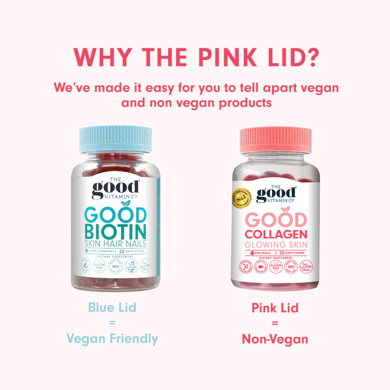 The Good Vitamin Co. 成人膠原容光煥發皮膚軟糖 (60粒)