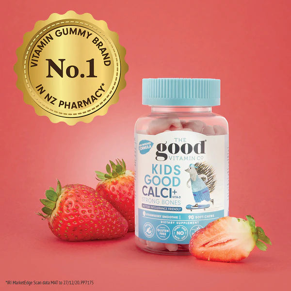 The Good Vitamin Co. 兒童 鈣+維他命D (強健骨骼) (90粒)